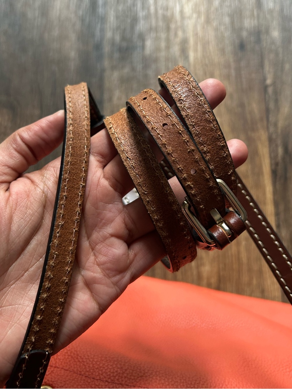 Pebble Grain Leather Tote - Picture 8 of 8